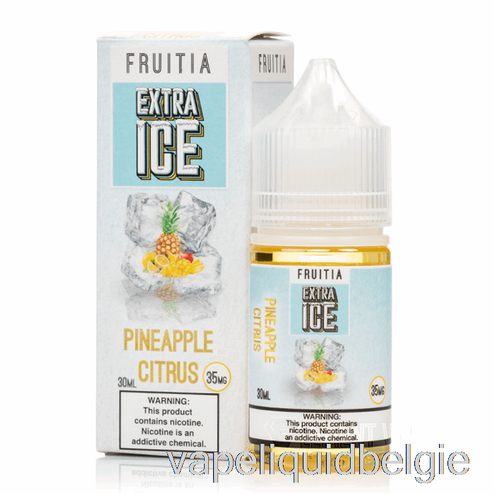 Vape Vloeibare Ananas Citrus - Extra Ijs - Fruitiazouten - 30 Ml 35 Mg